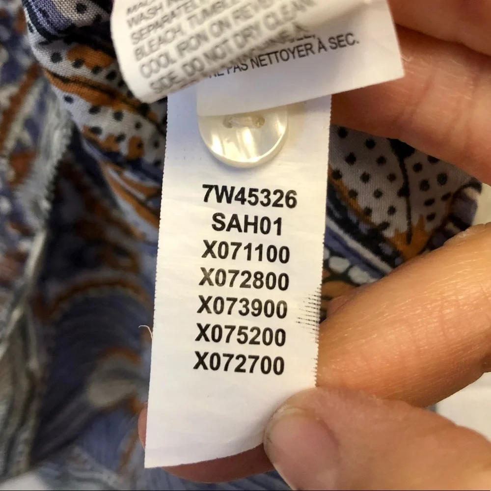 Lucky Brand Rami Peasant Boho Blouse - Picture 13 of 16